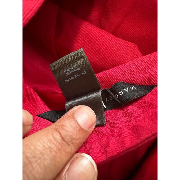 Red marc by marc jacobs cotton dress Sleeveless W/attached bow Detail - Picture 6 of 7